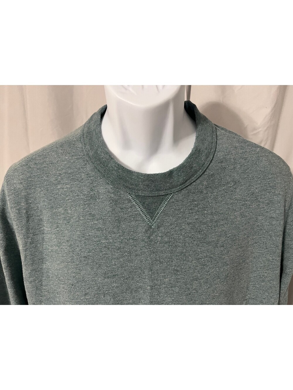UNTUCKit Men's marled green Crewneck Sweatshirt Medium M EUC Sweater